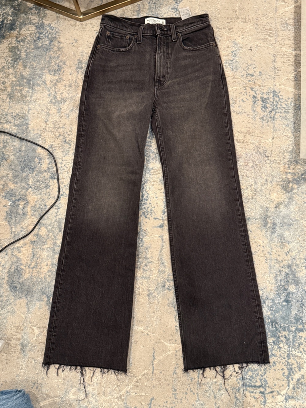 Abercrombie & Fitch Black 90s relaxed Jean